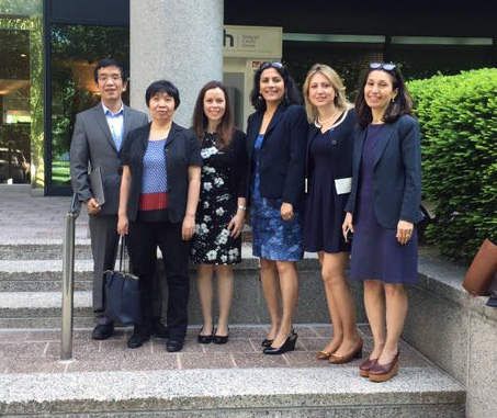  Drs. Hui Zhong, Xiuli An, Avital Mendelson, Cheryl Lobo, Francesca Vinchi and Karina Yazdanbakhsh of LFKRI and NYBCe